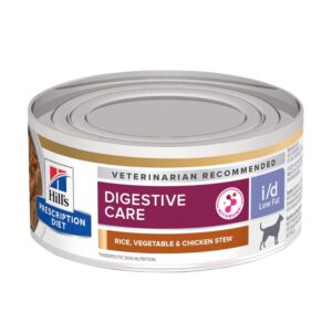 HILL'S CANINE I/D LOW FAT CHICKEN & VEGETALES X 156 GR