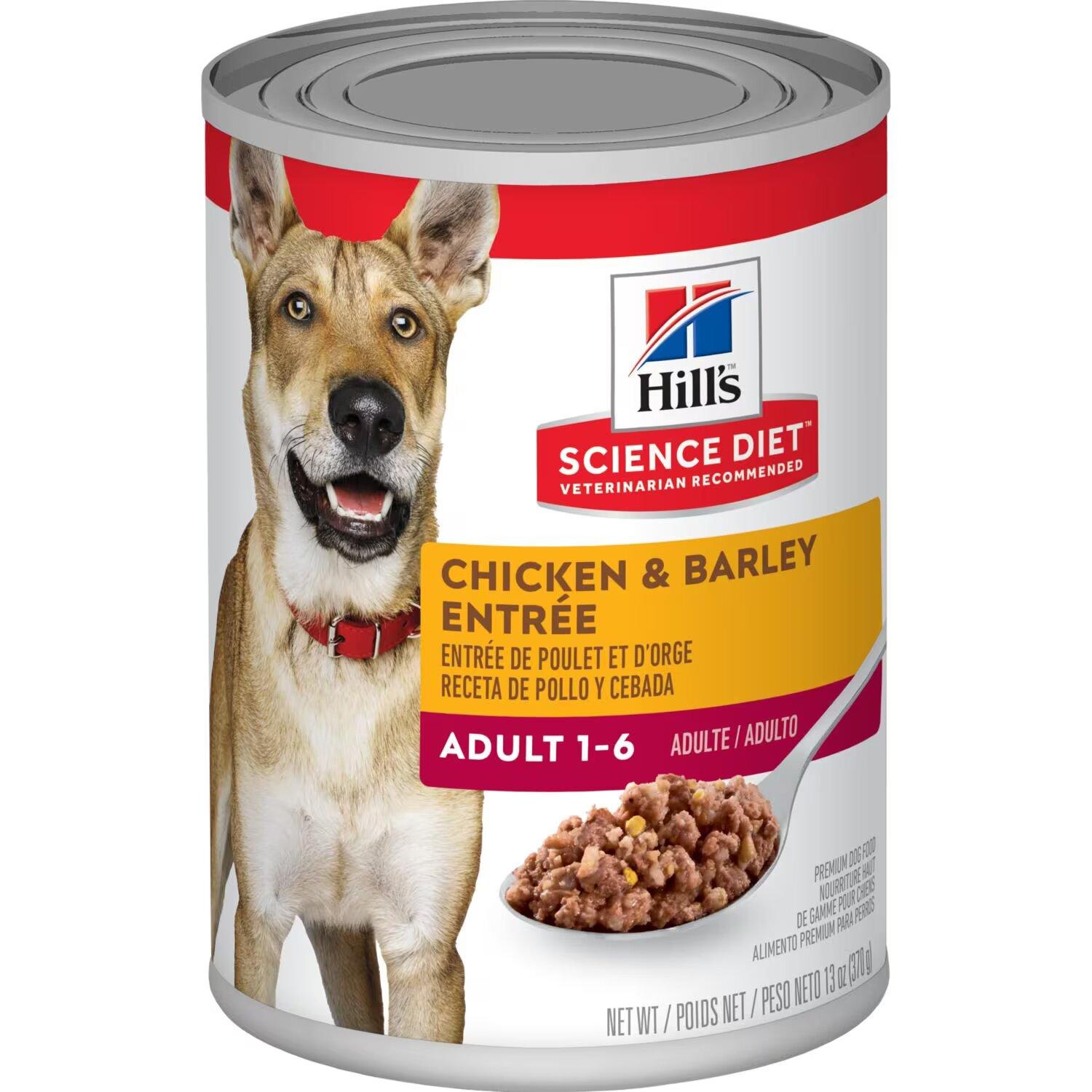 sd-canine-adult-chicken-barley-entree-canned-productShot_zoom HILL'S SD CANINE ADULT GOURMET CHICKEN-&-BARLEY-ENTREE X13 OZ - Imagen 1