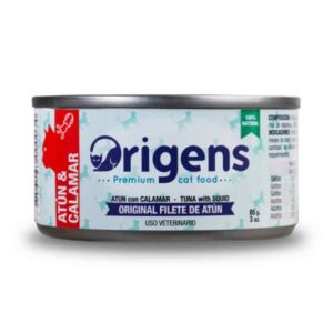 Origens Filete atún & Calamar 85g