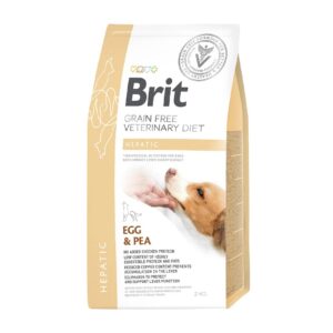 BRIT GF VET DIET HEPATIC - EGG & PEA x 2 KG
