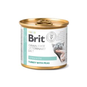BRIT GF VET DIETS CAT STRUVITE 200gr (Lata)